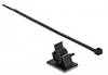 Delock Clip de fixation autocollant 18880 Plage de Ø du faisceau 15.6 mm (max) noir 1 set