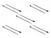 Delock 18950 Serre-câble noir stabilisé à la chaleur, haute résistance à la traction, ignifuge, avec oeillet de fixation 10 pc(s)