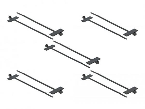 Delock 18959 Serre-câble noir avec champ de marquage 10 pc(s)