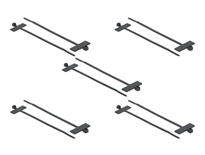 Delock 18959 Serre-câble noir avec champ de marquage 10 pc(s)-0
