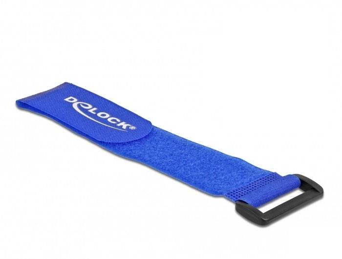 Delock Collier de serrage auto-agrippant pour grouper (L x l) 280 mm x 38 mm bleu 3 pc(s)-0