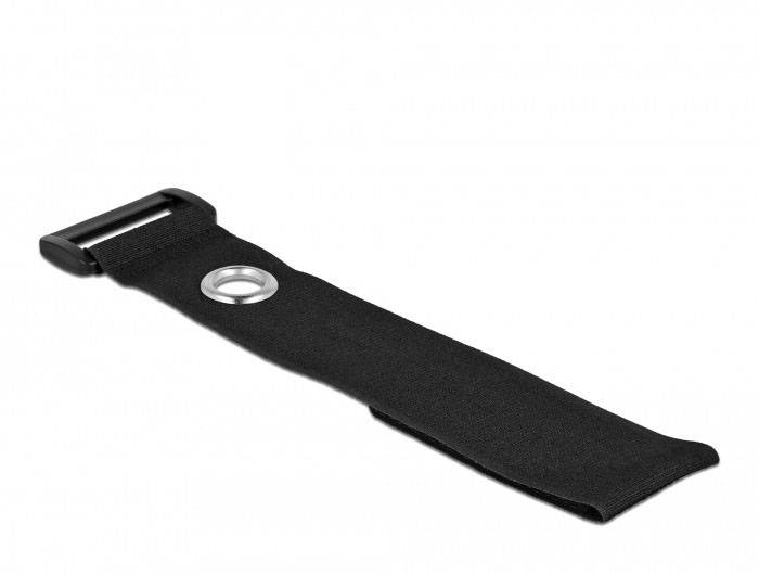Delock Collier de serrage auto-agrippant pour grouper (Ø x L) 7 mm x 280 mm noir 3 pc(s)-3