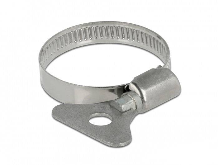 Delock 19579 Collier de serrage Acier inoxydablePlastique Ø du faisceau (min) 25 mm Ø du faisceau (max) 40 mm 10 pc(s)-1