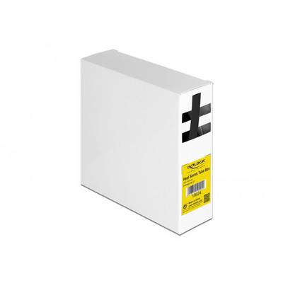 Delock 19924 Assortiment de gaines thermorétractables noir 9 mm Taux de retreint:2:1 1 pc(s)-0