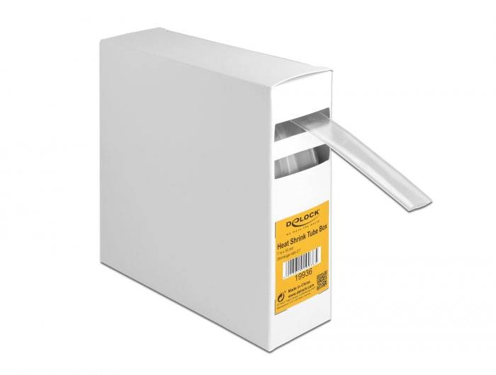 Delock 19936 Gaine thermorétractable transparent 16 mm Taux de retreint:2:1 1 pc(s)-0