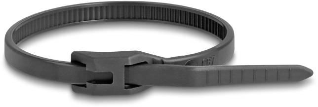 Delock 19503 Serre-câble noir ignifuge, stabilisé à la chaleur, flexible, réouvrable 100 pc(s)-3