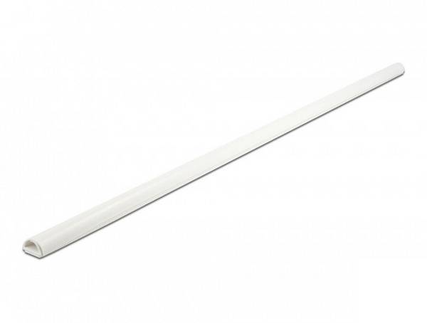 Delock Passe-câbles PVC blanc (L x l x H) 1 m x 15 mm x 11 mm 1 pc(s) 20719