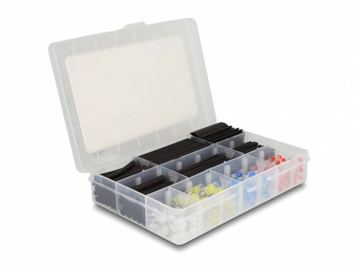 Delock 20907 Assortiment de gaines thermorétractables multicolore 2.0 mm 1.0 mm Taux de retreint:2:1 1 pc(s)-1