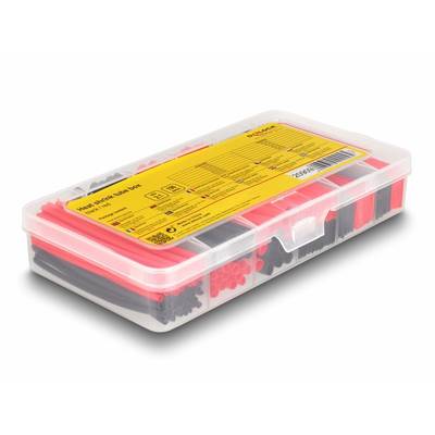 Delock 20909 Assortiment de gaines thermorétractables noir, rouge Taux de retreint:2:1 1 pc(s)-2