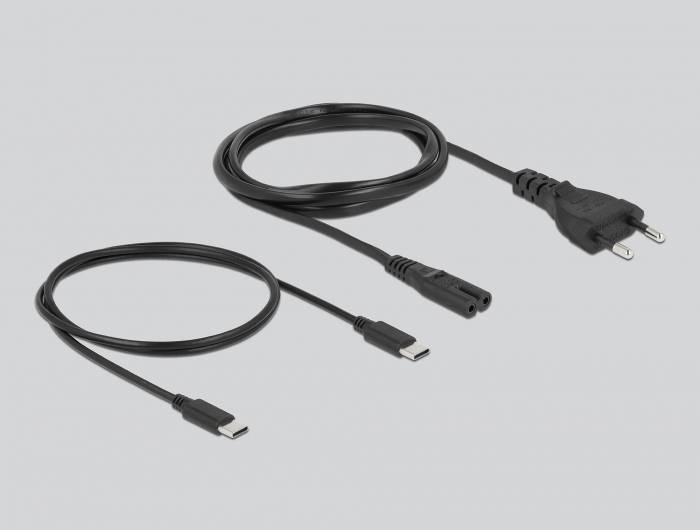 Delock 41453 Chargeur USB USB-C®, USB-A Power Delivery noir pour prise murale USB Power Delivery (USB-PD), protection co-3
