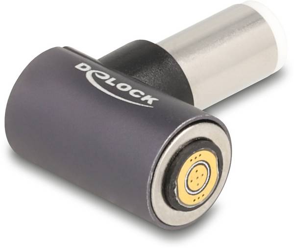 Delock série Adaptateur [1x connecteur creux DC - 1x raccordement magnétique] 0.005 m anthracite
