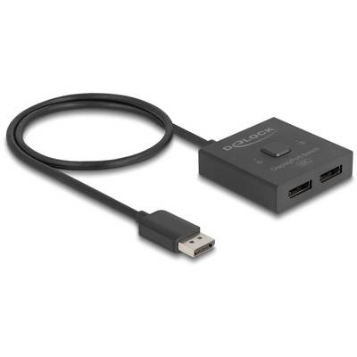 Delock Delock - Videoverteiler/-Switch - 8K, bidirektional Commutateur réseau DisplayPort-0