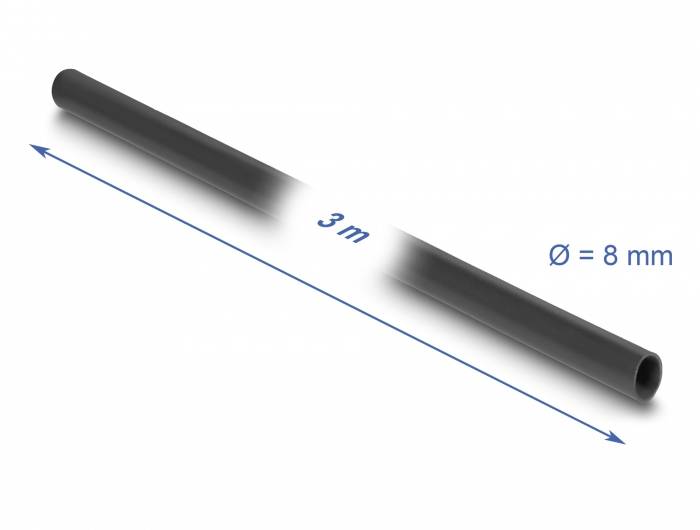 Delock 19000 19000 Gaine pour câbles 8 mm (min) noir 1 pc(s)-2
