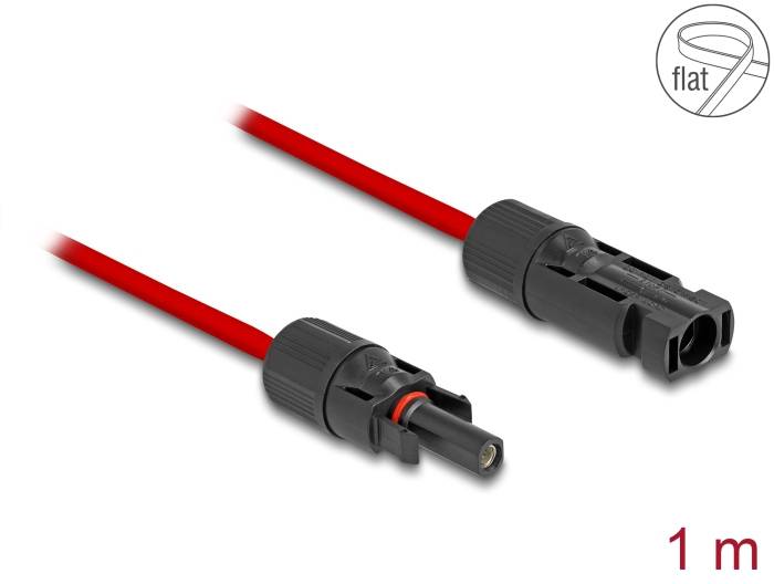 Delock 60676 60676 Câble solaire 3.3 mm² Longueur de câble 1 m-2