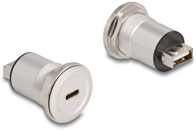 Delock 88193 Prise USB A + USB C noir, argent 88193 88193 Delock Contenu: 1 pc(s)-1