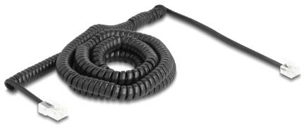 Delock téléphone (analogique) Câble de raccordement 10 m noir-2
