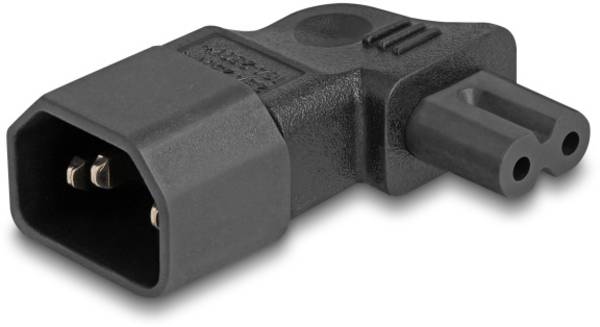 Delock 80473 Adaptateur secteur plat 3 broches - prise femelle C7 noir 0 mm 1 pc(s) Bag