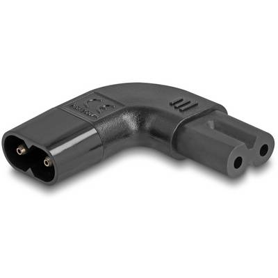 Delock 80475 Adaptateur secteur prise femelle C7 - prise mâle C8 Nombre total de pôles: 2 noir 1 pc(s) Bag-0