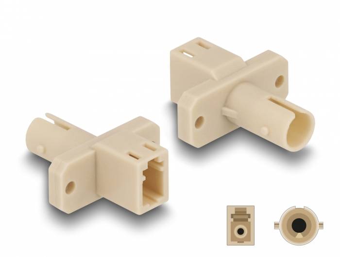 Delock Coupleur fibre optique 87939 socle adaptateur Bag-0