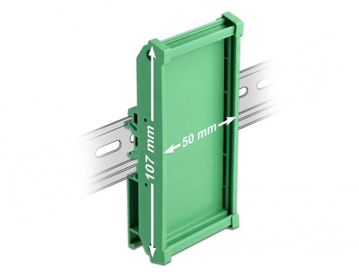 Delock 66572 Adaptateur rail DIN pour montage sur rail 1 pc(s) Bag-2