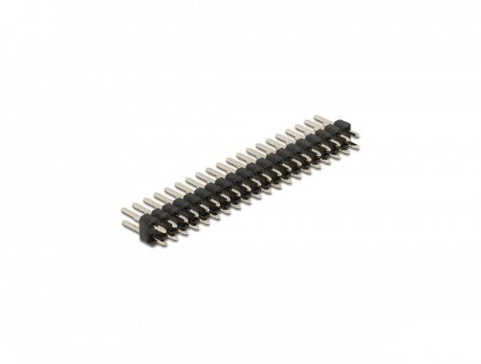 Delock Barrette mâle (standard) Nbr de rangées: 2 Nombre de pôles par rangée: 20 66699 1 set Bag-0