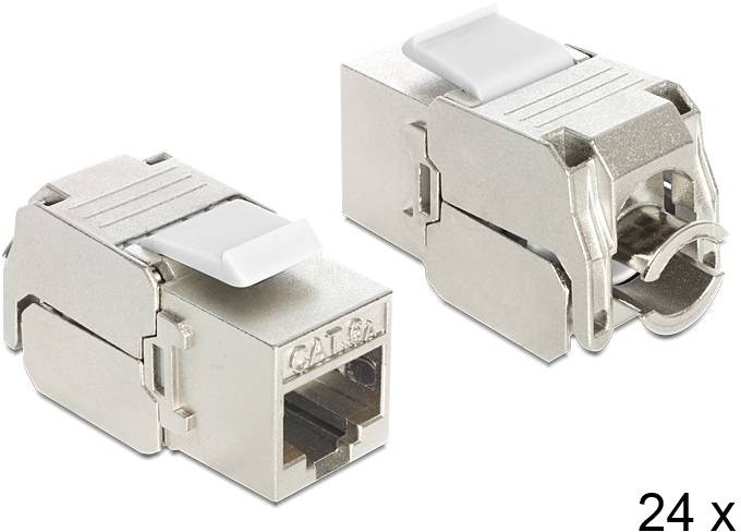 Delock 86405 Module RJ45 encastrable Keystone CAT 6a 1 pc(s)-0