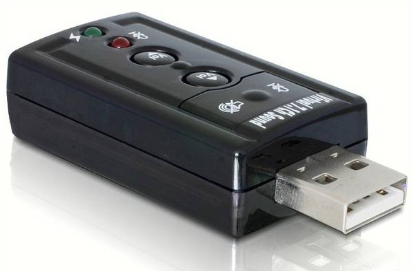 Delock 61645 2.0 Carte son externe