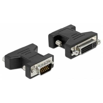 Deux adaptateurs : l'un pour convertir VGA en DVI, l'autre pour convertir DVI en VGA. Adaptés à la conversion de signaux vidéo.