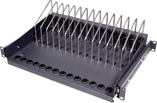 LogiLink SF100B 19 pouces  Plaque de sol  4.5 UH  extensible  noir