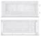 Deux boîtiers électroniques blancs avec des grilles de ventilation et des dispositions différentes d'entrées et de sorties sur le dessus.