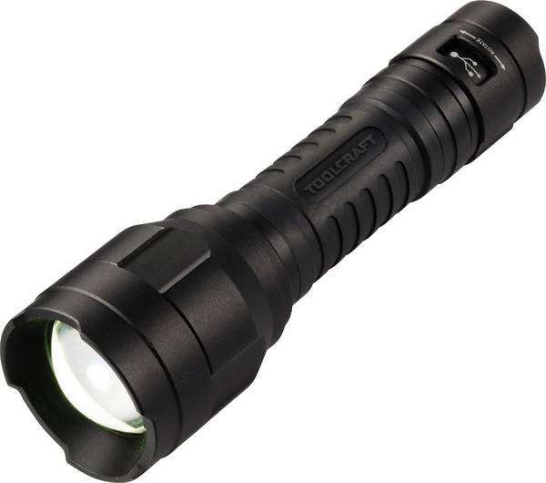 <br>  TOOLCRAFT<br>  TO-10153320<br>  TO-10153320<br>  <br>  Lampe de poche<br>  taille du point réglable, réglable, avec interface USB<br>  batteries Li-ions<br>  1100 lm<br>  30 h<br>  228 g<br>