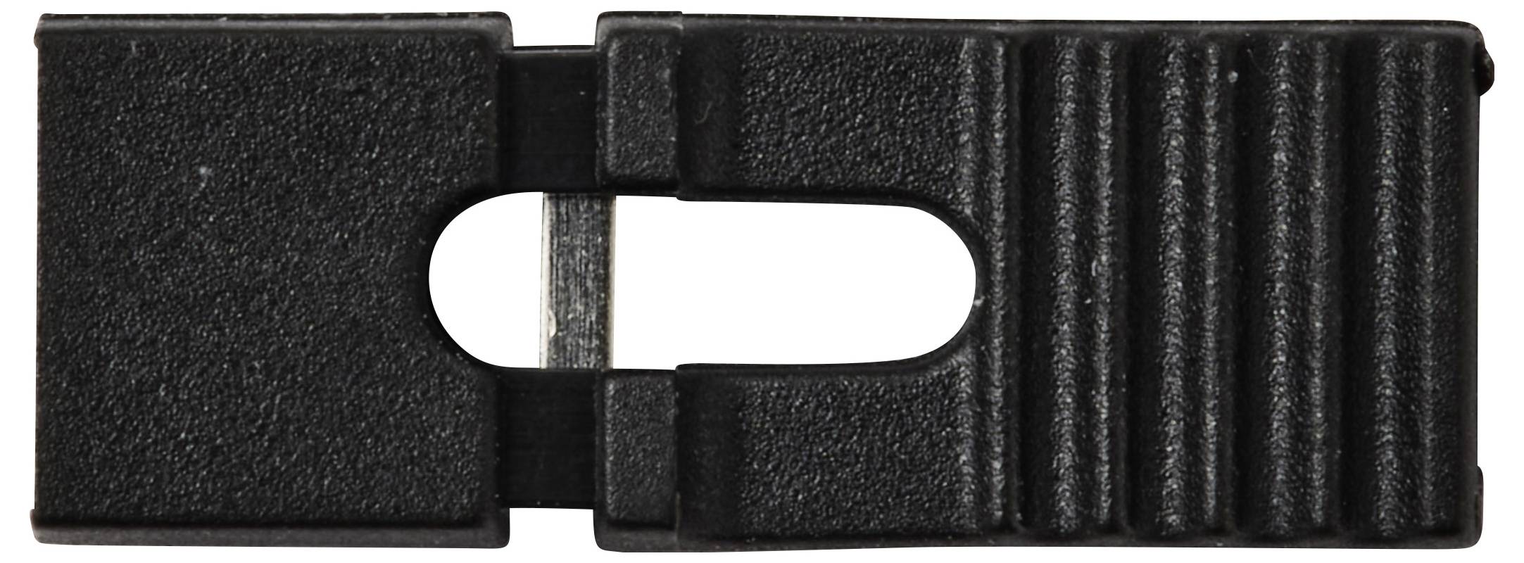 TRU COMPONENTS TC-13537768 Shunt Pas: 2.54 mm Nombre de pôles par rangée:2 Contenu: 100 pc(s)-2