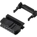 TRU COMPONENTS TC-13537772 Connecteur fil à carte avec décharge de traction Pas: 2.54 mm Nbr total de pôles: 12 Nbr de r