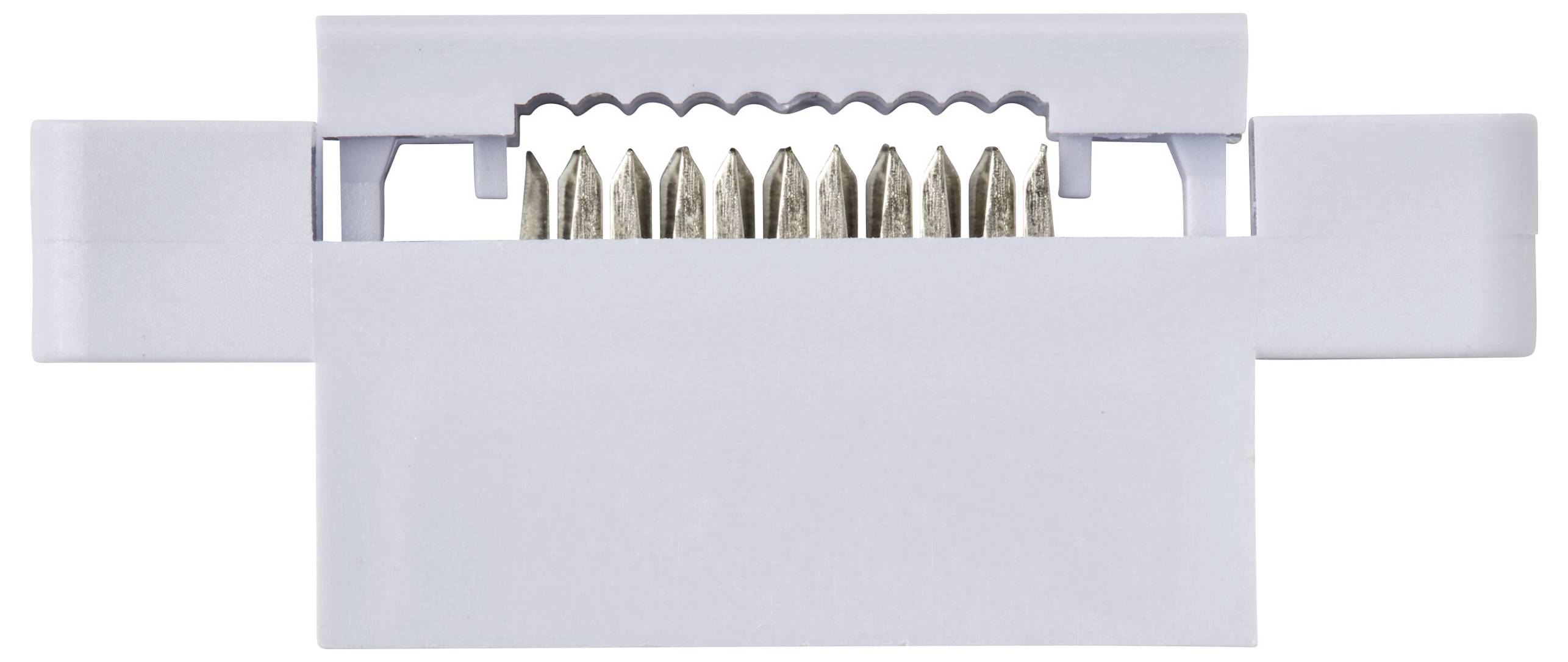 TRU COMPONENTS TC-13537804 Connecteur fil à carte avec bride de fixation Pas: 2.54 mm Nbr total de pôles: 10 Nbr de rang-3