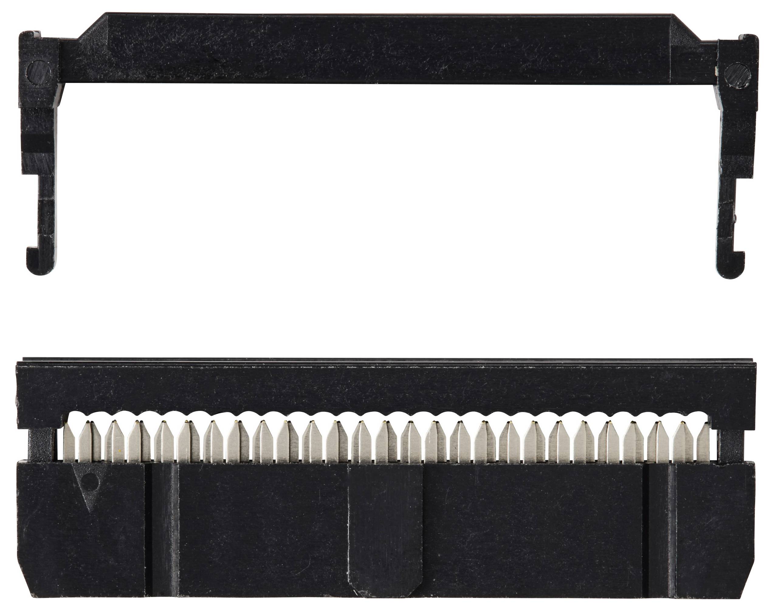 TRU COMPONENTS TC-13537816 Connecteur fil à carte avec décharge de traction Pas: 2.54 mm Nbr total de pôles: 26 Nbr de r-2
