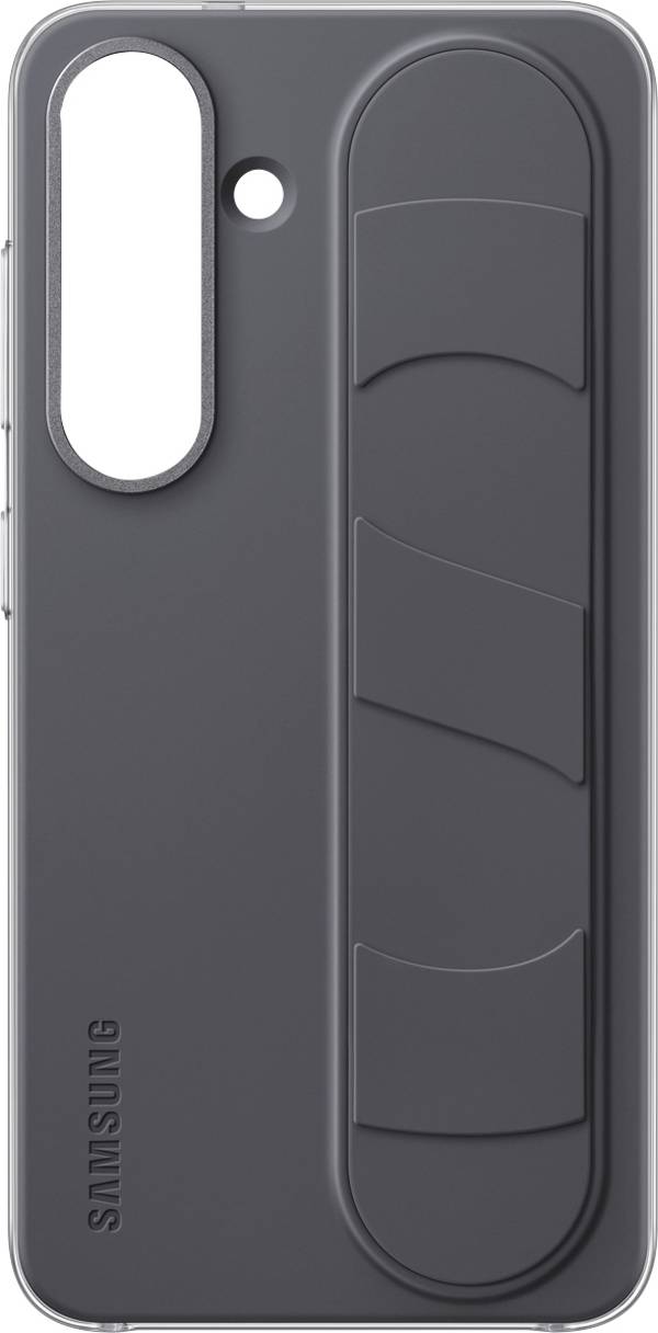 Samsung Standing Grip Coque Samsung Galaxy S25 noir poignée de portable intégrée, fonction socle EF-GS931CBEGWW