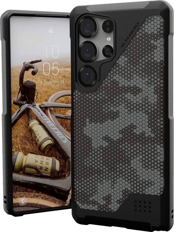 Urban Armor Gear Metropolis LT Housse Outdoor Samsung Galaxy S25 Ultra gris chargement par induction, résistant aux chocs 214470113234
