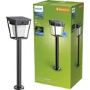 Lampadaire d'extérieur solaire Philips LED 929004632001 Nissa LED LED intégrée 1.8 W noir