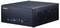Un ordinateur de bureau compact noir avec des fentes de ventilation. La façade dispose de ports USB, de prises audio et du logo 'Shuttle'.