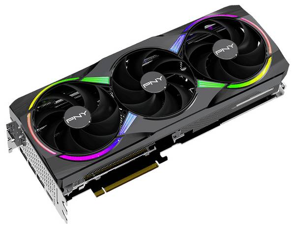 PNY Carte graphique Nvidia RTX 5080 16GB ARGB OC Triple Fan 16 GB GDDR7 RAM PCIe x16 HDMI® 2.1, DisplayPort 2.1