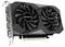 Carte graphique de Gigabyte avec deux ventilateurs, boîtier noir et connexion PCIe.