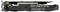 Carte graphique de la marque Gigabyte portant l'inscription 'GEFORCE RTX'. Vue de côté avec les connexions et les ailettes de refroidissement visibles.