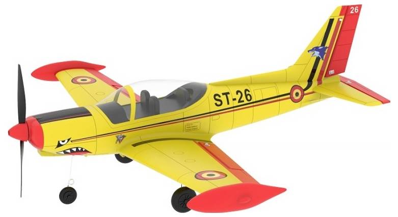 Pichler Modellbau Marchetti SF260 jaune Avion RC prêt à voler (RtF) 450 mm