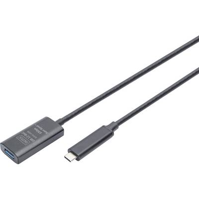 Digitus Câble USB USB 3.2 Gen2, USB 3.2 Gen2, USB 3.2 Gen1, USB 3.2 Gen1, USB 3.1 Gen2, USB 3.1 Gen1, USB 3.0 USB-C®, US-0