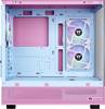 Tour midi Thermaltake View 270 Plus TG ARGB Bubble Pink Boîtier gaming rose, bleu