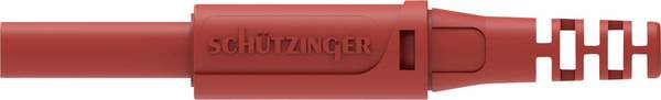 Schützinger DI SKU 30 L Ni / OK / RT Douille de sécurité droit  rouge 1 pc(s)