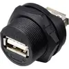Prise USB 2.0 vers prise IP67 (filetage) TC-E13T-FU2-PRF TC-13543548 TRU COMPONENTS Contenu: 1 pc(s)