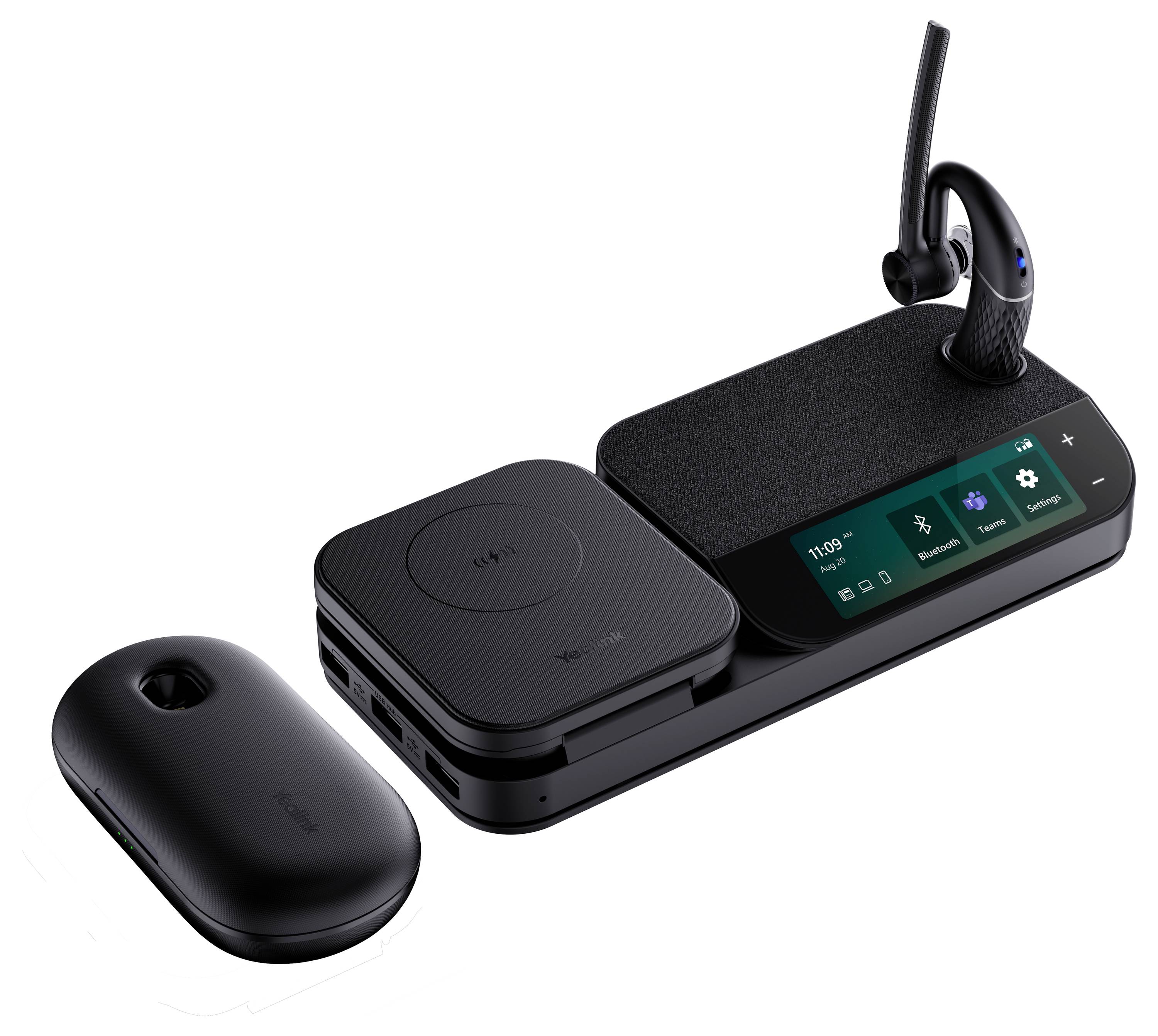 Yealink BH71 Workstation Pro Micro-casque supra-auriculaire Bluetooth Mono noir Suppression du bruit du microphone boîti-4