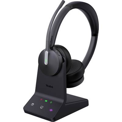 Yealink Yealink Headset WH64 Dual UC Micro-casque supra-auriculaire Bluetooth Stereo noir Suppression du bruit du microp-0