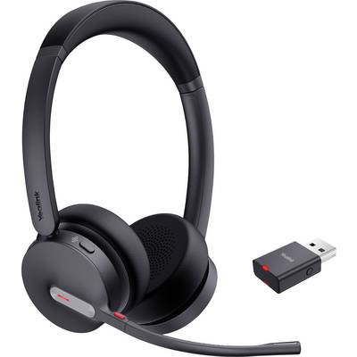 Yealink Yealink Headset WH64 Hybrid Dual UC Micro-casque supra-auriculaire sans fil Stereo noir Suppression du bruit du -0